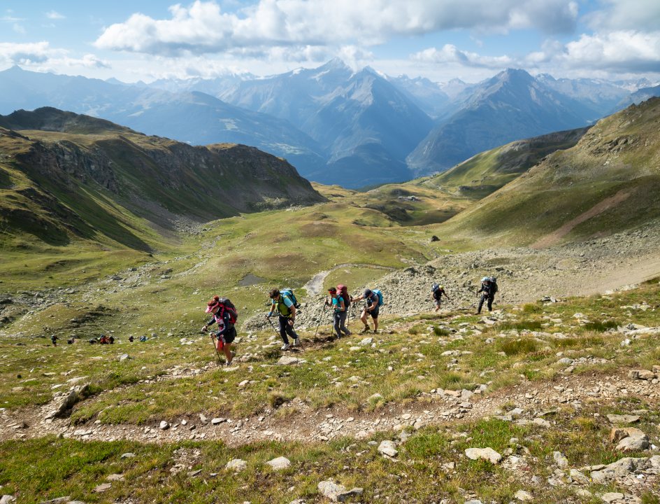 Tour du Mont Fallère eenvoudige huttentocht tussen vierduizenders Op Pad